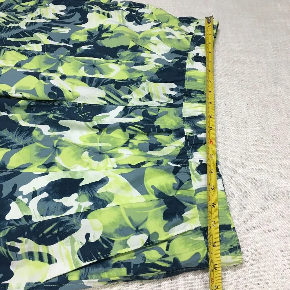 The North Face Shorts Men XL Class V Green Camo Print Fishing Hiking Gorpcore